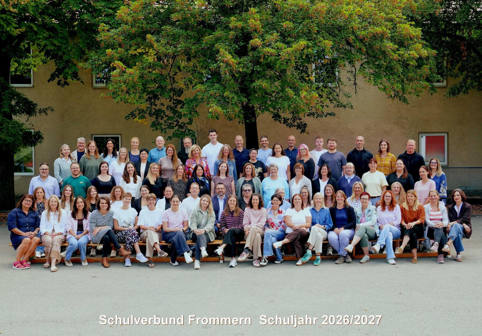 Gruppenbild aller Mitarbeiter